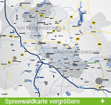 Übersichtskarte Region Spreewald